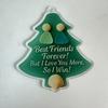 Christmas Pendant Xmas Tree Stocking Shape 2D Acrylic Seaside Festive Decoration with Lanyard Beach House Holiday Decor