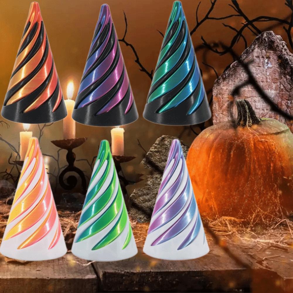 2Pcs Vortex Thread Impossible Pyramid Decorative Helix Screw Toy  Home Office
