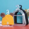 10 Pieces Hats Display Hangers Kids Baby Young People Clothes Knitted Palm Holder Shops Model Hanging Rack Transparent Plastic