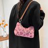 Street Style Leopard Print Chain Bag With Polyester Material For Daily Use
