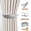 Dekorative Vorhang-Raffhalter mit hochflexiblem Drahtseil, kreative Vorhangseil-Schnallen für Zuhause, Büro, Fensterdekoration