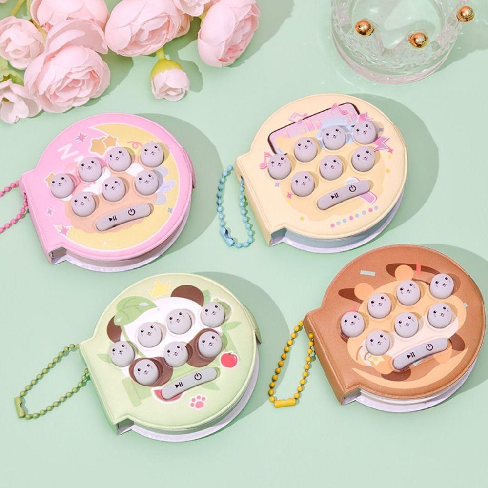 Bag Pendant Music Notepad Keychain Multi-functional Toy Key Ring Cartoon Notepad Pendant Game