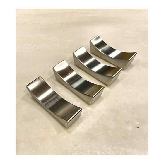 LuceLuce Stylish Chopstick Rests Set - Stainless Steel Fork and Knife Rests (Set of 4)