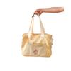 Stylish and portable cat carrier for outings, lightweight, large-capacity, cute open-top crossbody bag for kittens and puppies, small handbag