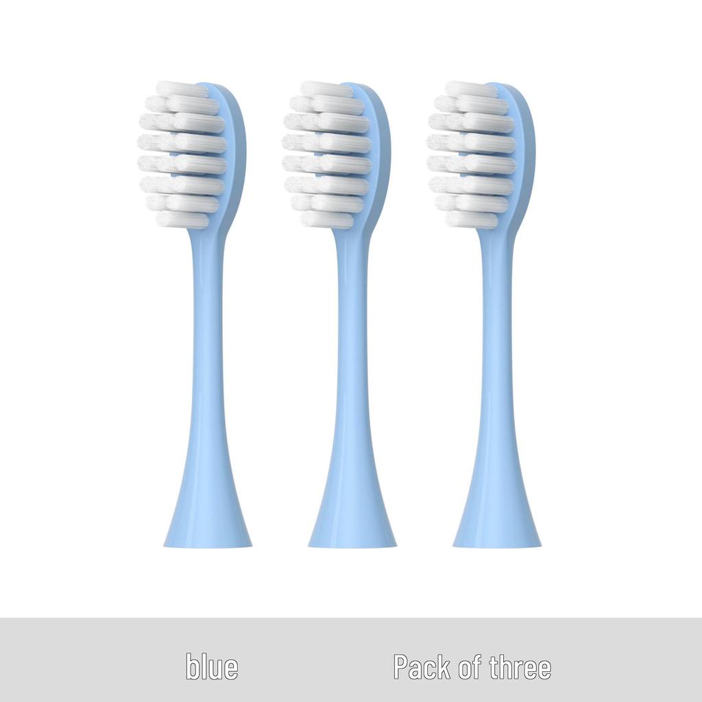 Smart Electric Toothbrush Replacement Heads - DuPont Soft Bristles, 3-Pack for Adults & Children