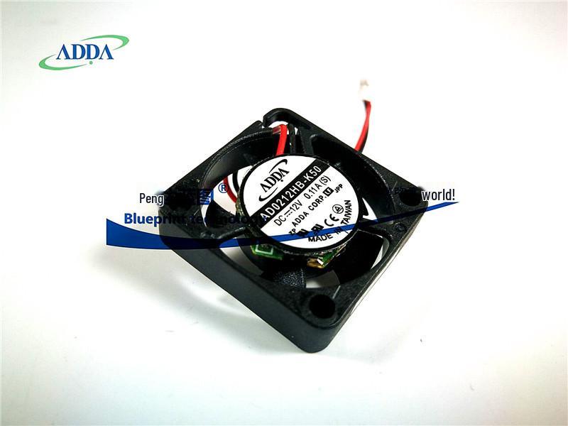High-Speed 12V 0.11A Miniature Fan for Set-Top Boxes, Hard Drives, and Graphics Cards (Model: AD0212HB-K50, 2.5CM)