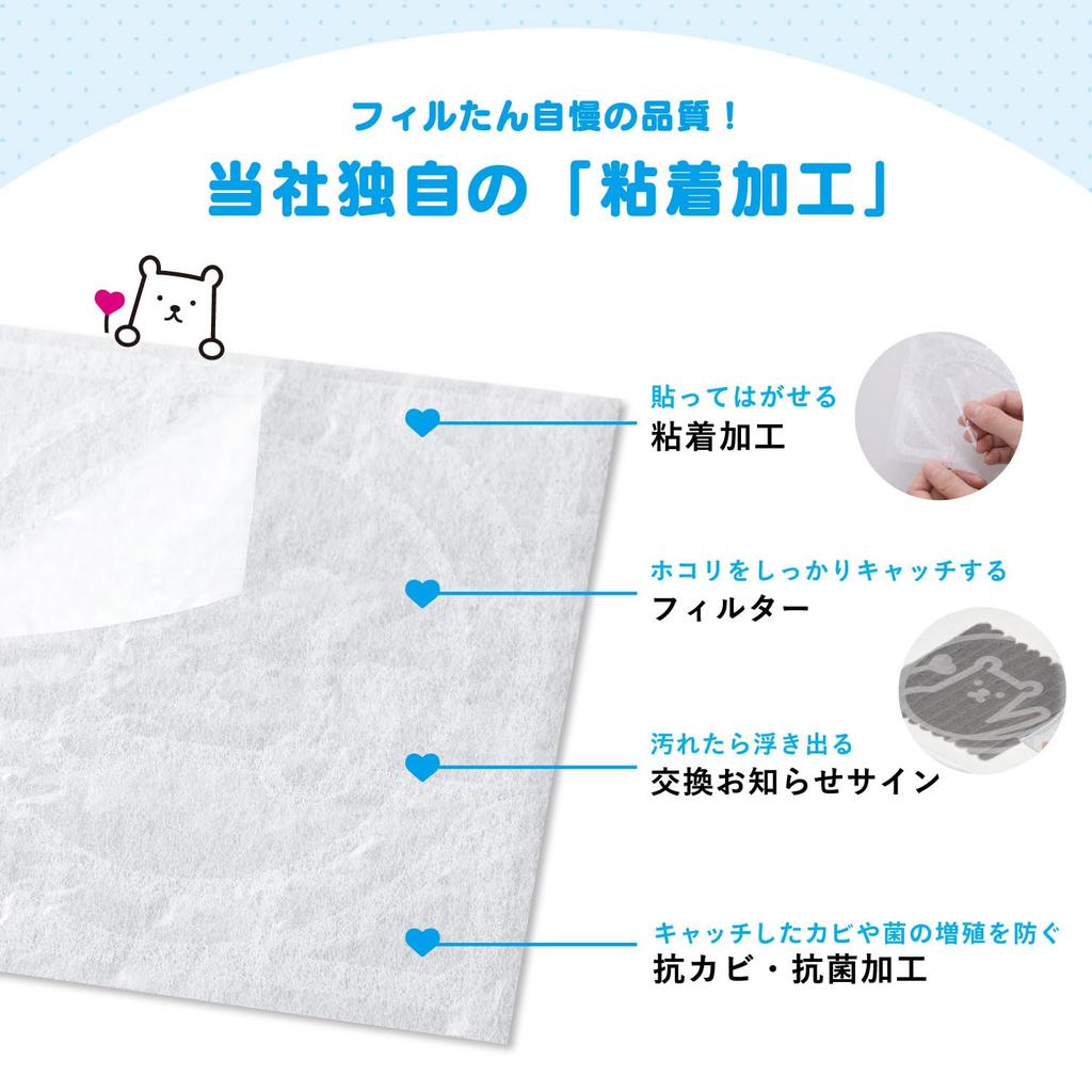 Toyo Aluminum Dust 30cm x Pack of Large Easy to Stick on for Ventilation and Easy Filtan S5456 Filter, Approx. 30cm, 9, Capacity, Fans, Toilets,