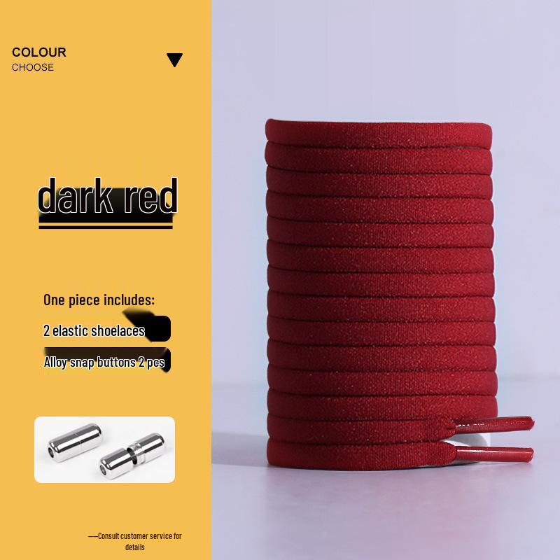 No-Tie Elastic Shoelaces with Buckle Capsule - Flat White