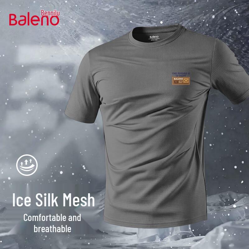 Baleno Men s Ice Silk Short Sleeve T-Shirt L