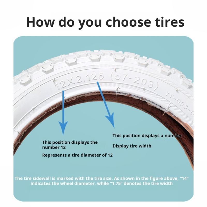 Pair Of Wear Resistance Childrens Bicycles Tires With Advanced Tread Pattern For Maximumly Control Offering Smooth Rides