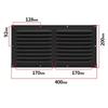 Aluminum Alloy Air Vent Grille Heating Cooling Vents Plate Exhaust Outlet Ventilation Cover 100/150/200/250/300/400mm Metal