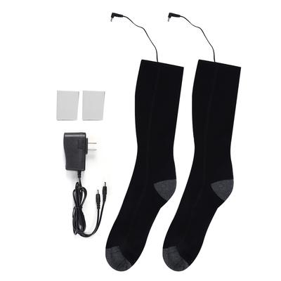 Unisex Elektrisch Beheizte Socken Wiederaufladbare Batterie Winter Fußwärmer Thermosocken US-Stecker 100-240V