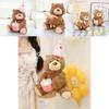 Adorable Teddy Bear Plush Toy With Long Fur And Cute Rabbit Hugging Design For Birthdays And Gifts