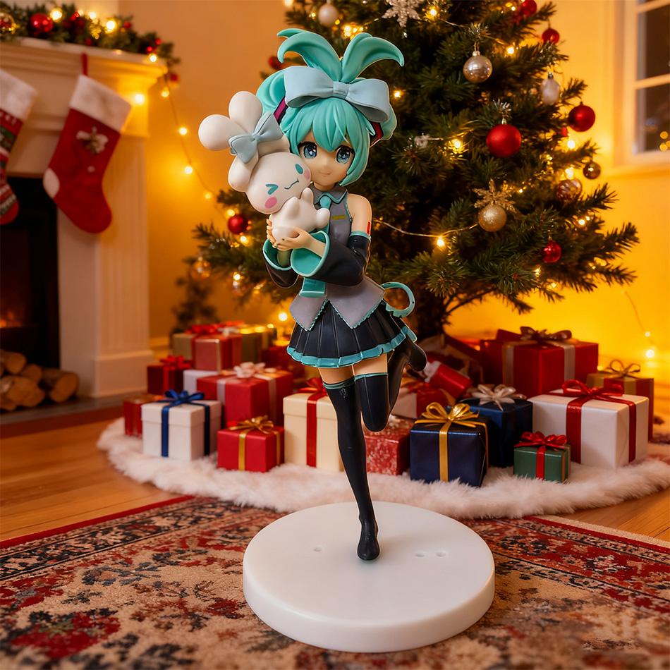 Cute Girl Hatsune Miku Anime Character Fashionable Suitable for Desktop Decoration Ornaments Doll Christmas Gift PVC Collectible