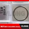 50PCS B27 Size 1.500mm-1.720mm Washer Injection Shim Kits B27 Injector Repair Shim Set B27 For  Injector Adjustment Gaskets