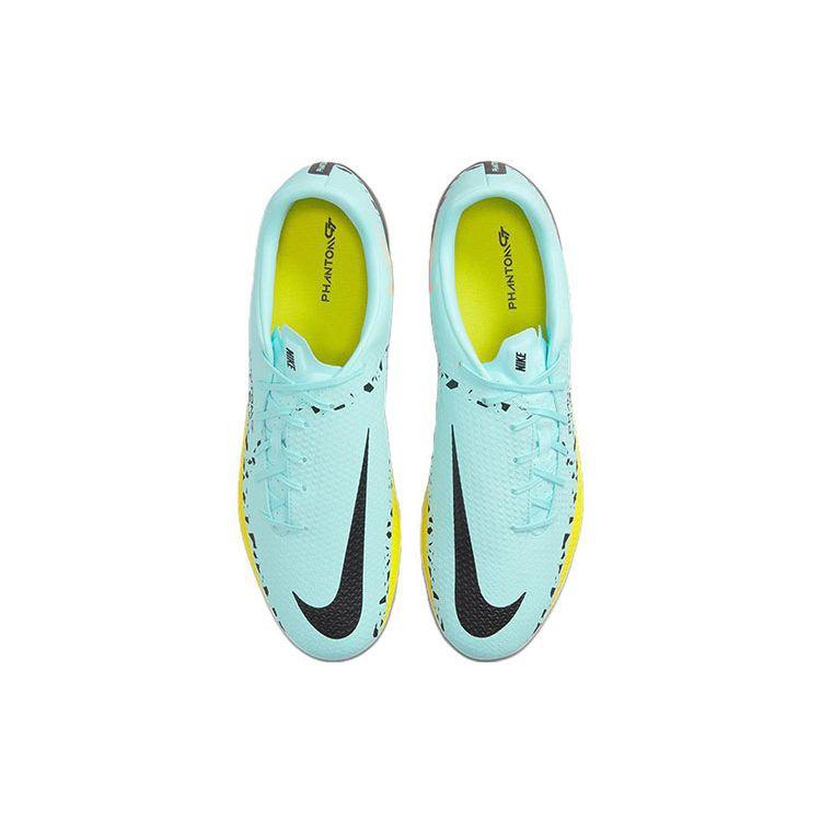 Nike Phantom GT Academy Round Toe Lace-Up AG (Rubber Short Studs) Artificial Grass Shock Absorption Slip-Resistant Durable Soccer Shoes DC0798-407