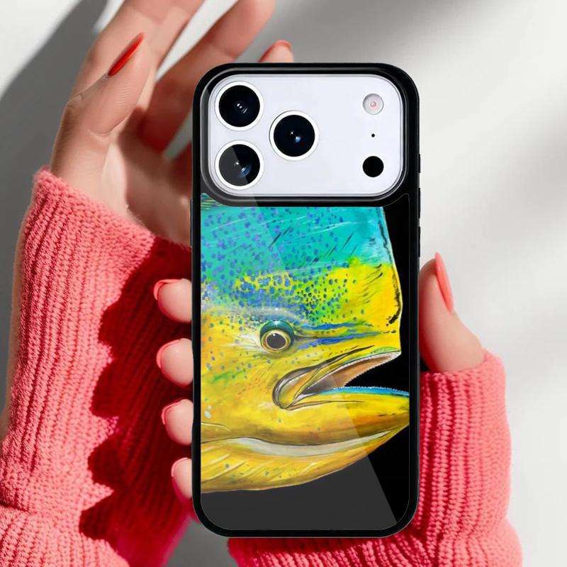 

Mahi gamefish Phone Case for iPhone 17 16 15 14 13 Pro Max Back Cover for 12 11 Pro Coque iPhone 14
