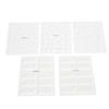 5 Sheet Embossed Nail Decal Exquisite DIY Nail Art Sticker Decoration Manicure Tool