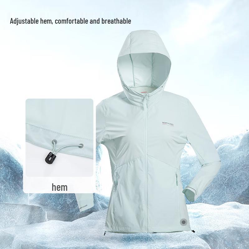 Nuoshilan Women's Lightweight Sun Protection Jacket NKJEH2201D