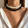 Fashionable Exaggerated Retro Beads Women'S Necklace Bohemian Creative Design Production Banquet Wedding Party Jewelry
