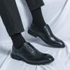 Luxus Herren Anzugschuhe Spitzschuh Leder Herren Oxfords Schuhe Klassische Italien Brogues Schuhe Mode Schnürschuhe Herrenschuhe Größe 46