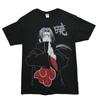 Teen Boys' Cotton T-shirt Summer Casual Graphic Tee Short Sleeve Naruto  Adult T-Shirt - Full Front Image of Itachi Grayscale Image