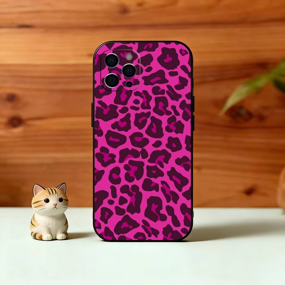 All-over Leopard Print Phone Case Silicone Soft For IPhone 17 16 15 14 13 12 11 X XR Plus Pro Max Plus