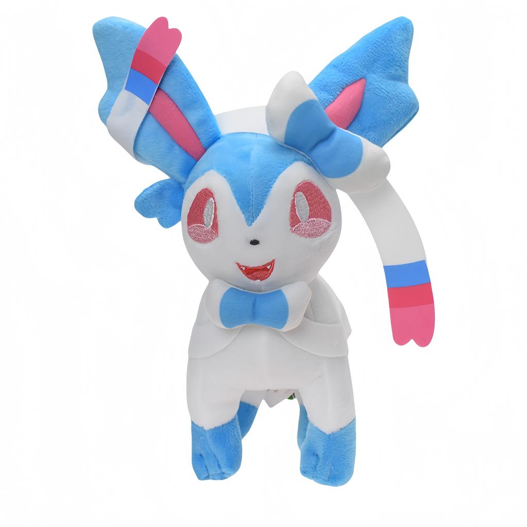 Pikachu Plush Sleeping Sylveon Plush Sprigatito Pawmi Stuffed Doll Lapras Cyndaquil Gengar Peluche Toys Hobbies Kid Gift