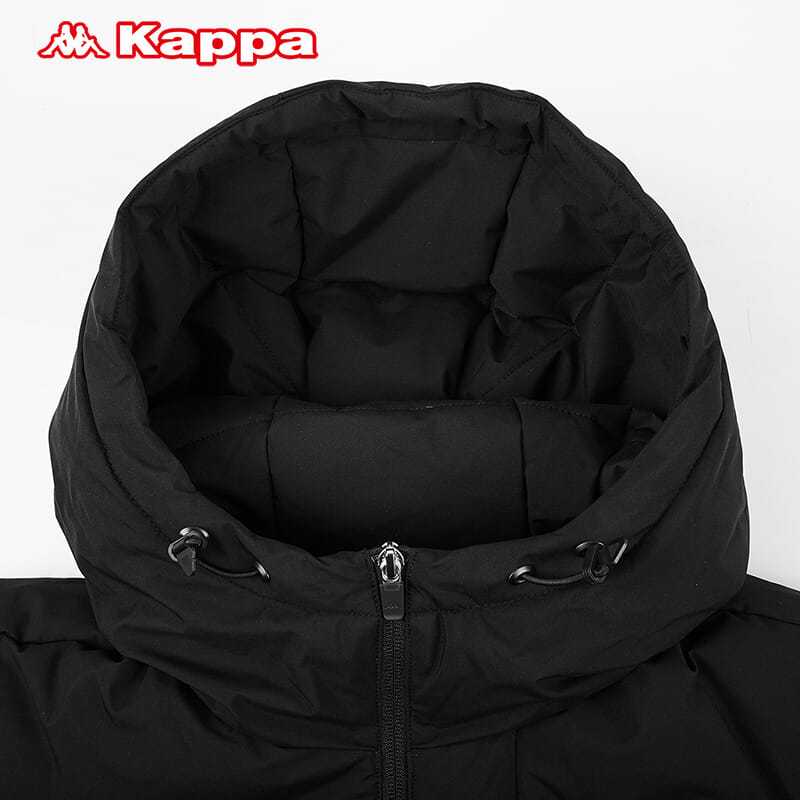 KAPPA Men's Down Jacket Thick Hooded Cold Jacket Coat