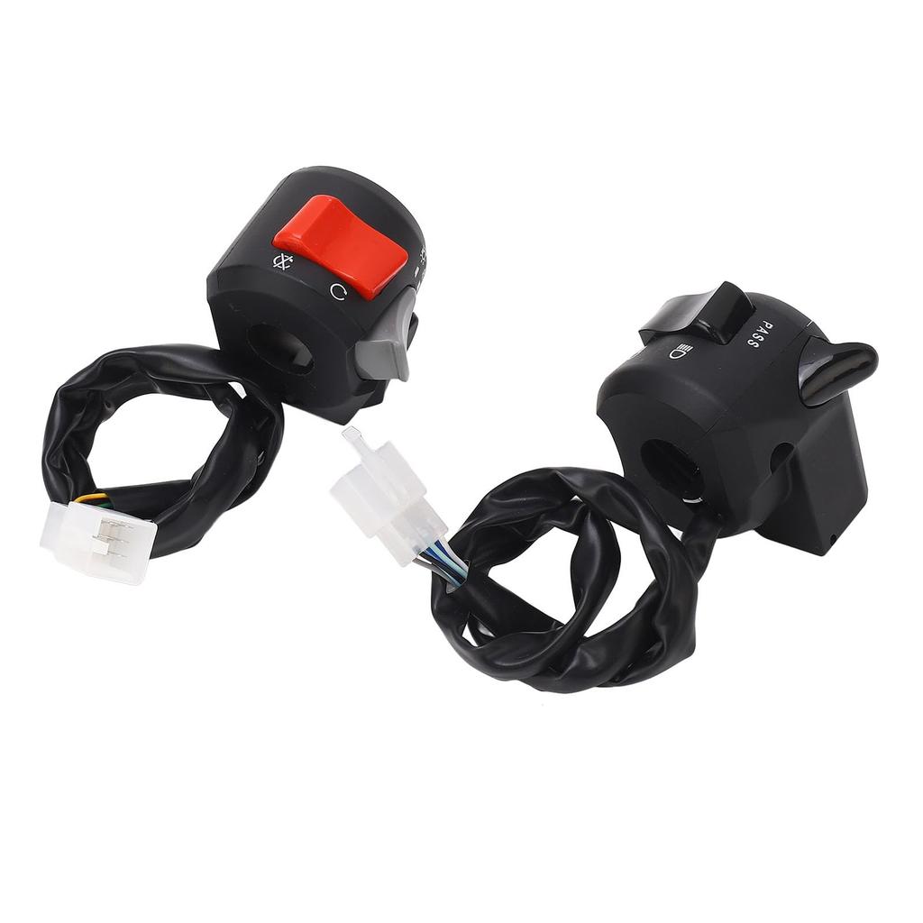 Motorcycle Handlebar Turn Fits Diameter ATV Motorcycle Handlebar Control Left and for Switches, Signal, Horn, High/Low Beam, Start/Stop Buttons,