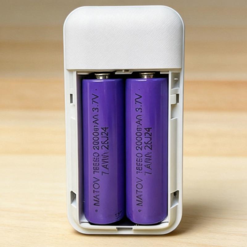 Push Cover Removable 2PCS 18650 Battery Box Powerbank DIY Shell Not Required Welding Plastic Case For Outdoor Travel