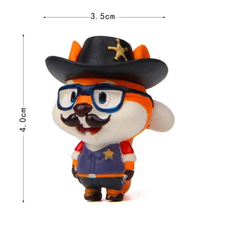 

Pilot Squirrel Astronaut Pvc Figurine For Creative Garden Micro Decor Landscape Denim Uncle