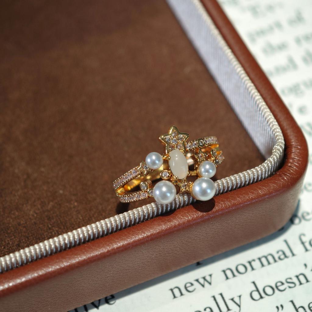 Anillo de Esmalte Vintage Cepillado de Lujo Ligero Rubí Morado Diamante Anillo para Dedo Índice Anillo Apilable Estilo de Uso Accesorios Premium Versátiles