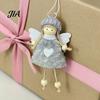 Christmas Tree Hanging Ornaments Plush Angel Doll Ornaments, Fairy Girl Pendant for Artisan Hand Stitched Pendants Home Decor, Party, New Year,