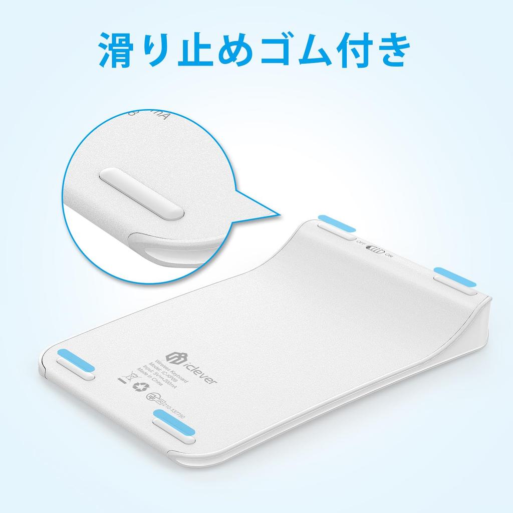 iClever Wireless 2.4G Numeric Keyboard with Pantograph, Type-C Charging, Ultra-Slim with Tab Key, Portable, One-Handed Device, Durable for PCs,