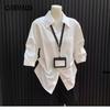 Loose-fitting Women's Spring/summer New Style Laid-back Long-sleeved Shirt Simple and Versatile Top That Goes Well with Everything
