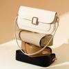 French Underarm Bag Genuine Leather Women's Bag Niche High-end Style Bag Single-shoulder Crossbody Small Square Bag