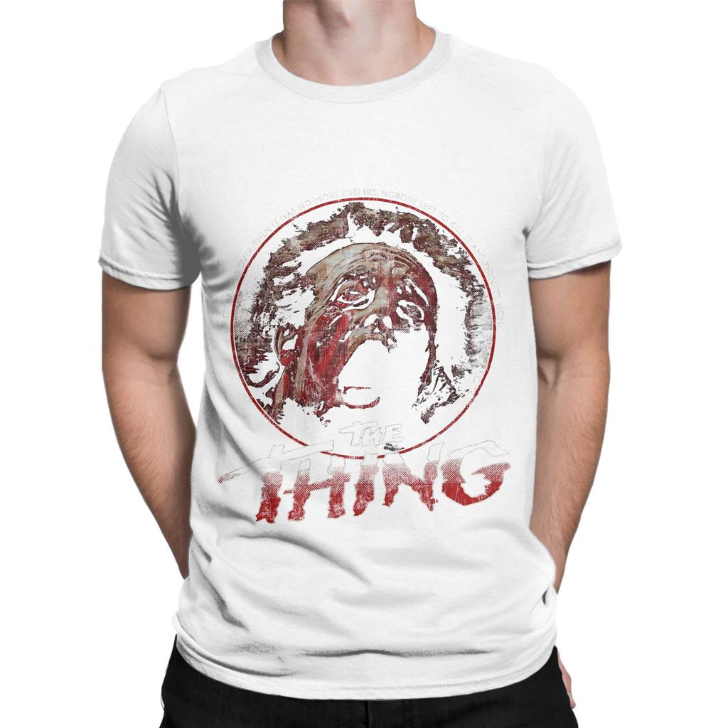 The Thing 1982 Palmer distressed Funny 100 Cotton TShirt the thing Tees Tops For Unisex