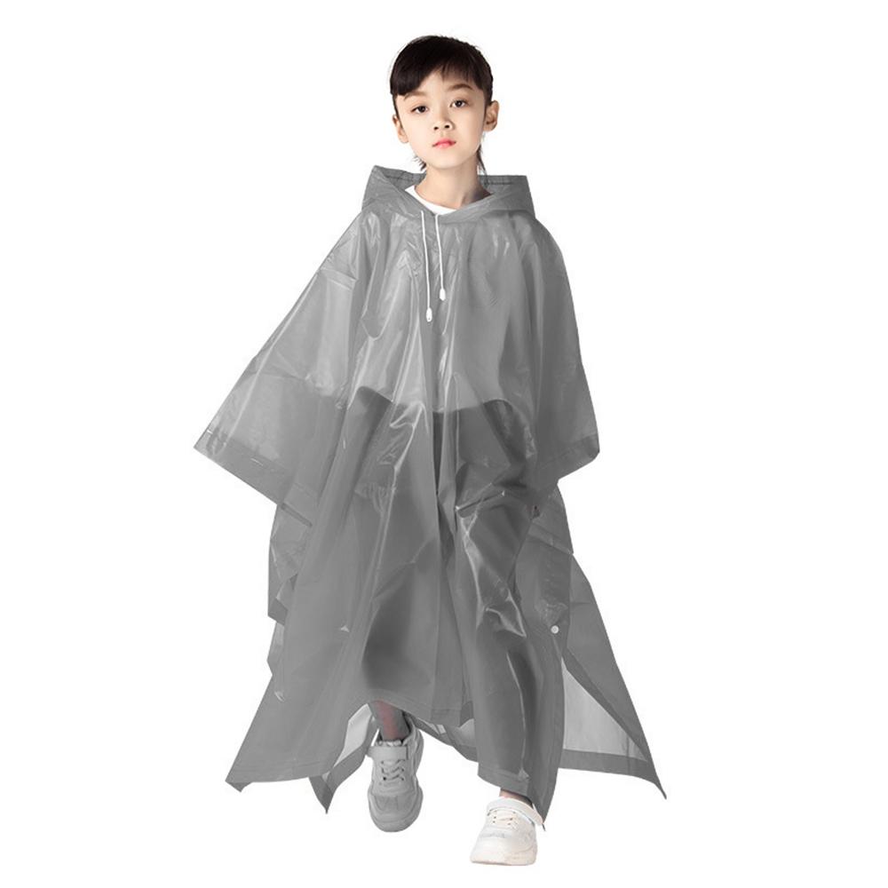 Thickening Kids Raincoat Full Body One-Piece Raincoat Creative Reusable Poncho  Unisex