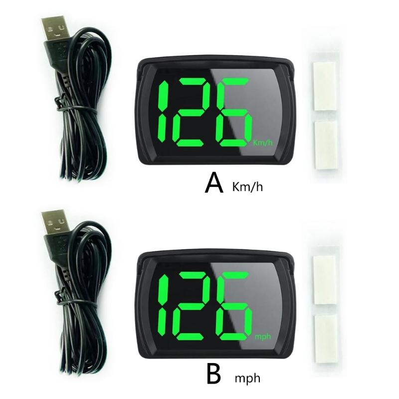 LKW-Tachometer für LKW HUD Head-Up-Display KMH/MPH LED-Anzeige Tachometer