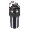 Premium Leakproof Thermal Cup With Straw Mouthpiece - Dark