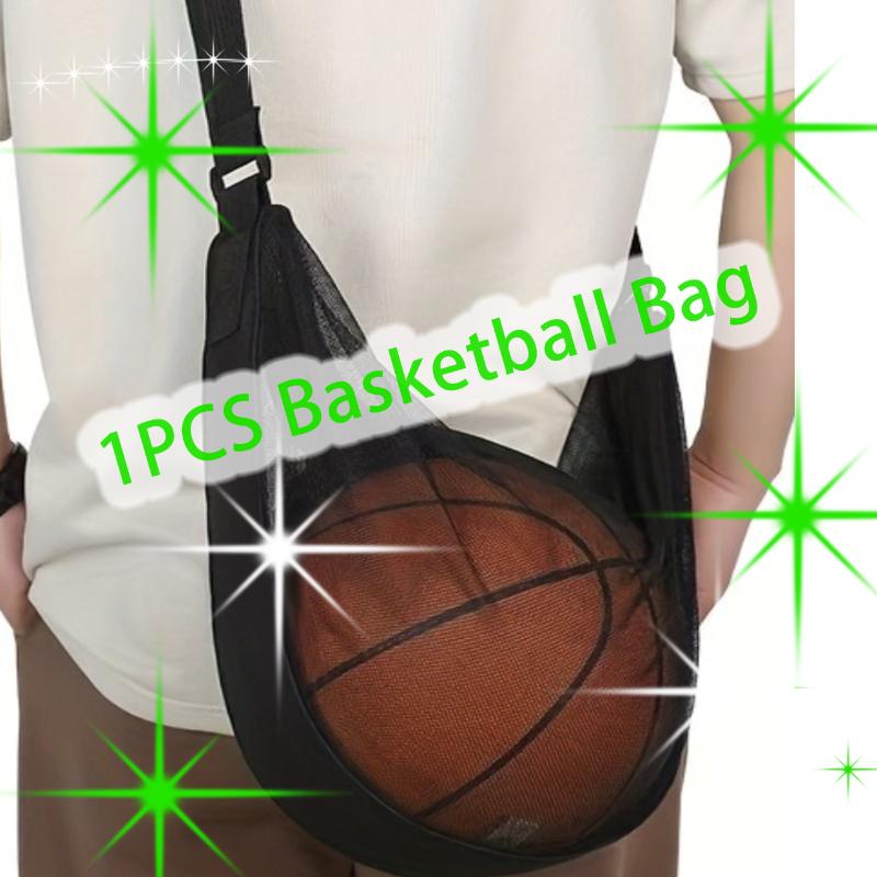 Basketball Bag Large Capacity Single Shoulder Crossbody Bag For Sports Training Ball Storage Volleyball Net Fitness