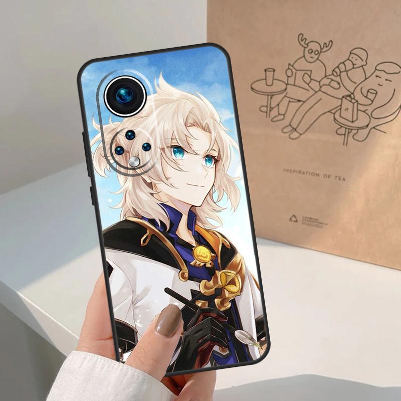 Albedo Genshin Impact Case For Honor Magic 8 Pro 5 6 7 Lite Honor 200 400 Pro X9c X9b X9a X8a X8b 50 70 90 Cover