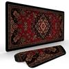Red Aesthetic Persian Pattern Mouse Pad Desk Mat NonSlip Table Mats Office Mat Carpet Gaming Mats Tapis Souris Decorative Mat