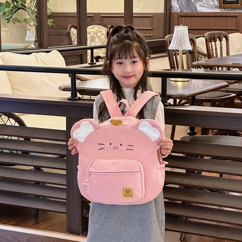 Backpack Kids Delightful Featuring Cartoon Animal Patterns Ideal For Preschool And Use Kindergarten