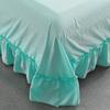 1/3Pc Korean Princess Ruffles Flowers Embroidery Summer Quilt Bedspread On The Bed Quilt Air-Conditioning Blanket Bedding Set