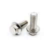 304 Stainless Steel Metric Thread GB5787 Hexagon Head with Serrated Flange Cap Screw Hex Washer Head Bolt M4 M5 M6 M8 M10 M12