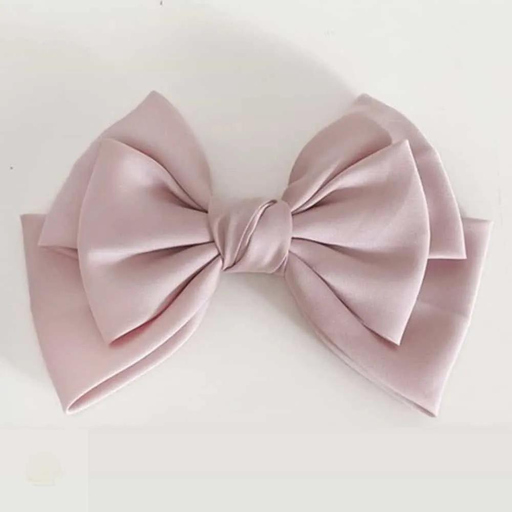 ASSHOP Pink Silk 3-Tier Knot Hairpin Goddess Hair Clip