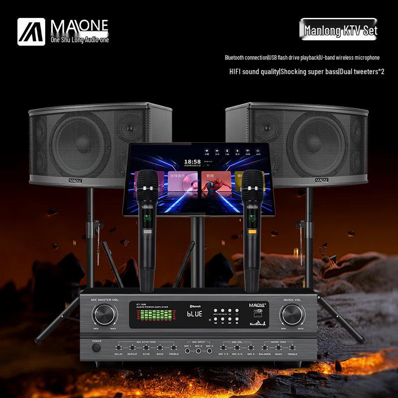 Malone KT-330 Professional Home KTV Audio System CN Plug (adapter Included)