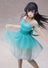 Taito Rascal Does Not Dream of Bunny Girl Senpai Coreful Figure Sakurajima Mai Clear Dress ver.